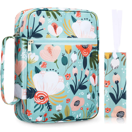 Bible Covers Bible Case for Women 10'' Floral Bible Case Bible Bag Portable B...